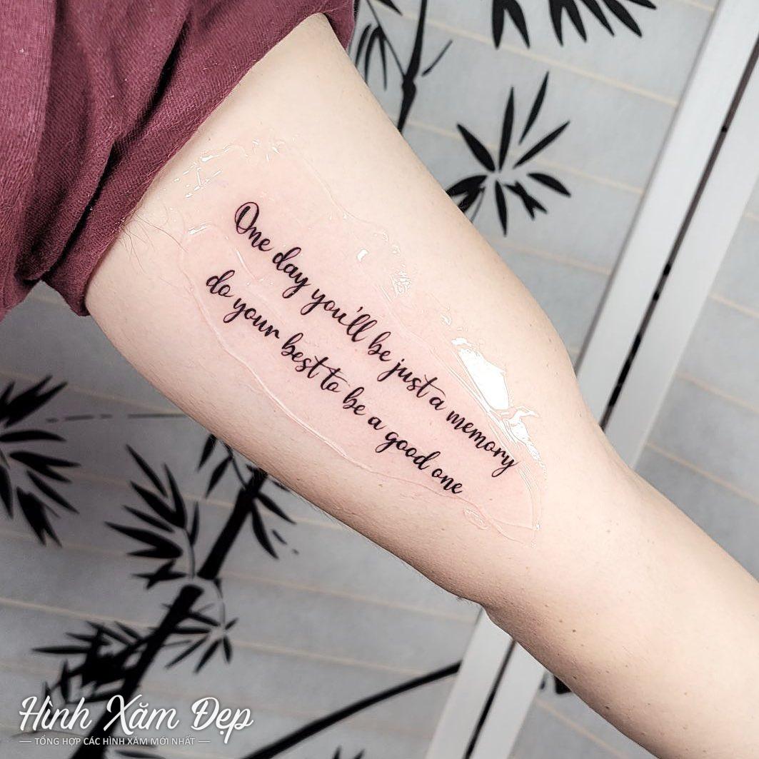 Hình xăm chữ băp tay