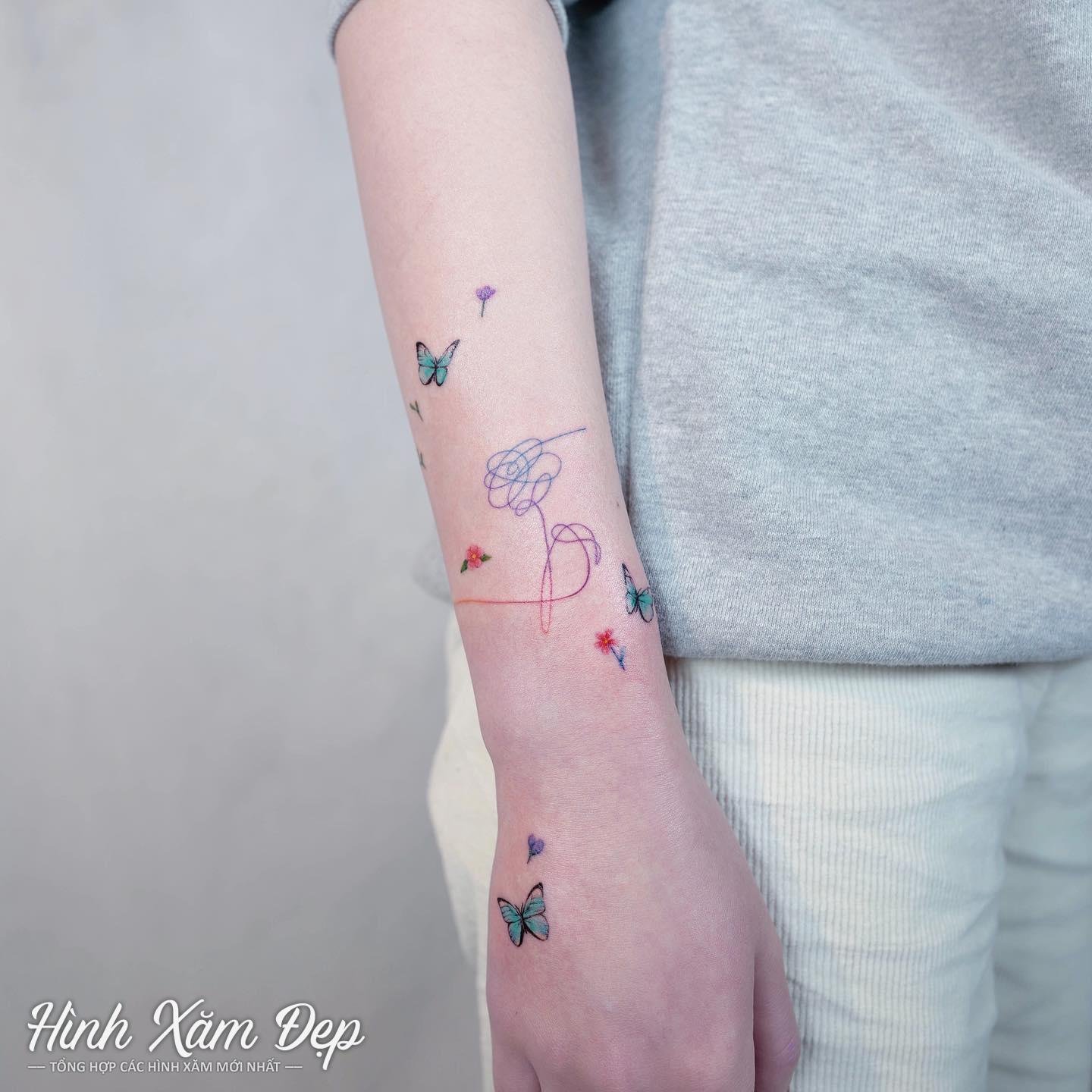 Hình xăm độc lạ đẹp cánh tay
