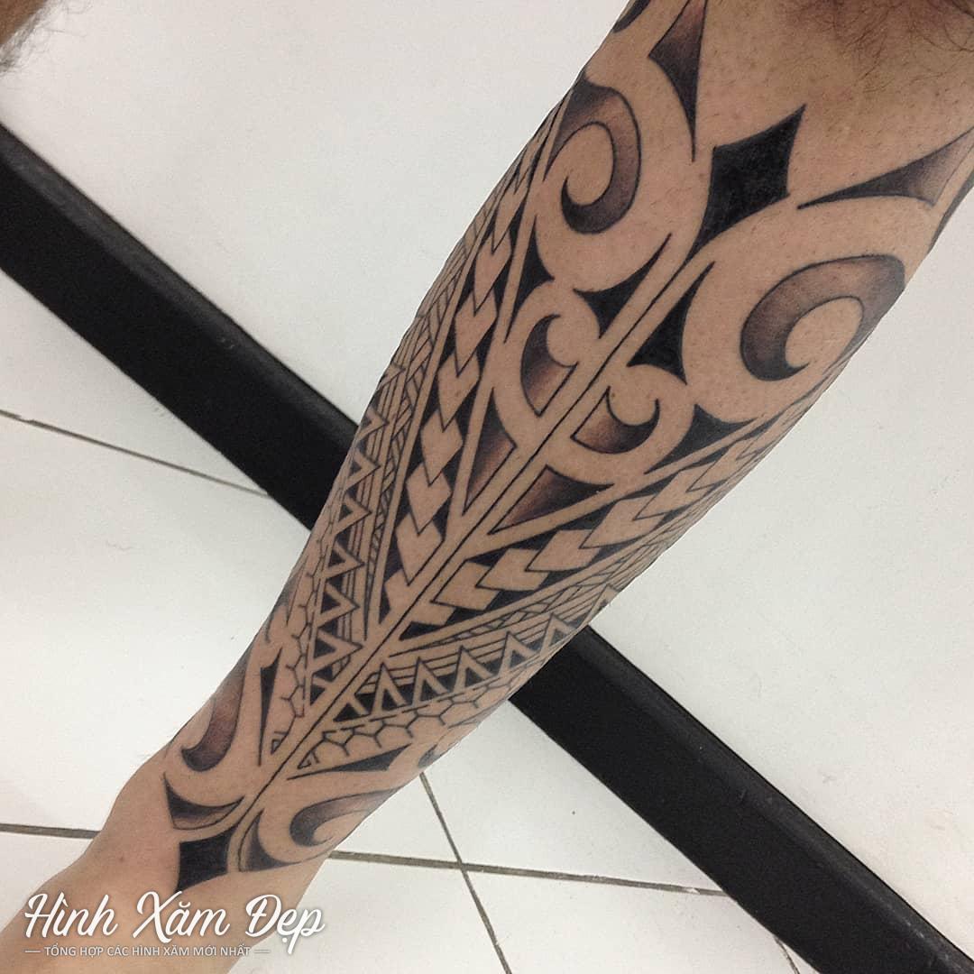 Hình xăm maori bàn chân