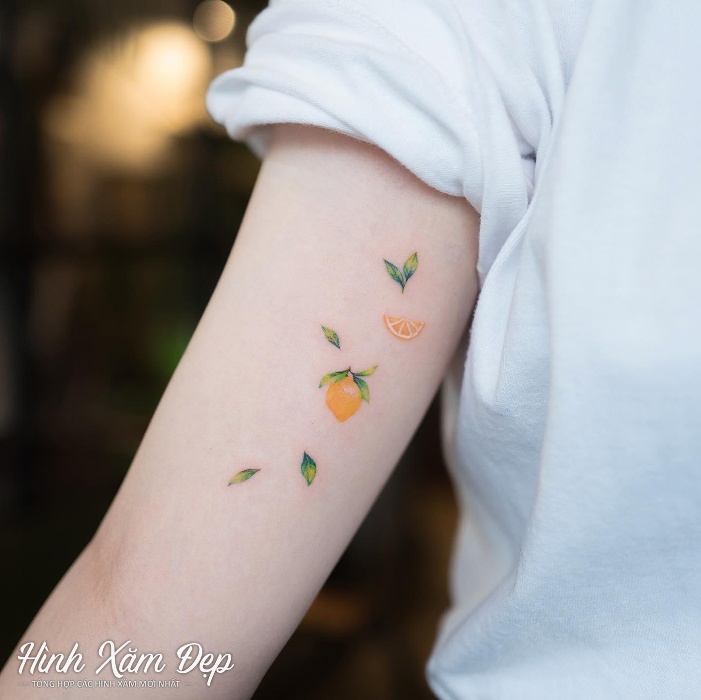 Hình xăm mini đẹp bắp tay